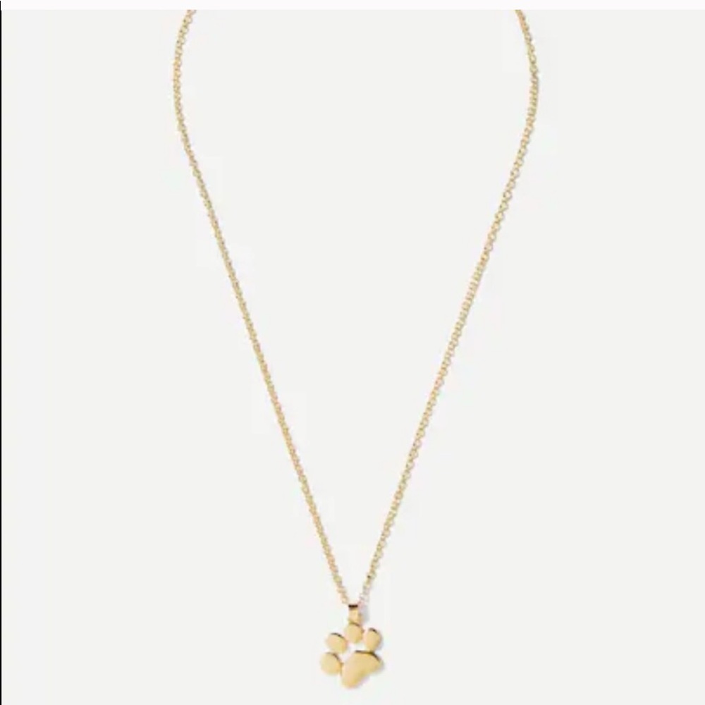 LAST ONE π Dainty Dog Lover Paw Print Necklace - Picture 5 of 6